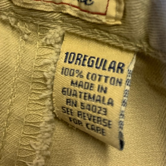 Pleated Khaki Slacks Size 10 Regular Old Navy - Picture 5 of 5